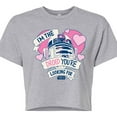 thumbnail image 3 of Star Wars - Valentine Droid You're Looking For - Juniors Cropped Graphic T-Shirt, 3 of 5