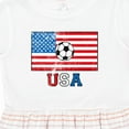 thumbnail image 4 of Inktastic USA Soccer Girls Toddler Dress, 4 of 5