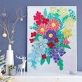 thumbnail image 4 of Cuadros Decorativos Quilling flor forma especial parcial cristal diamante pintura DIY decoración del hogar Ehuebsd Nuevos Originales, 4 of 5