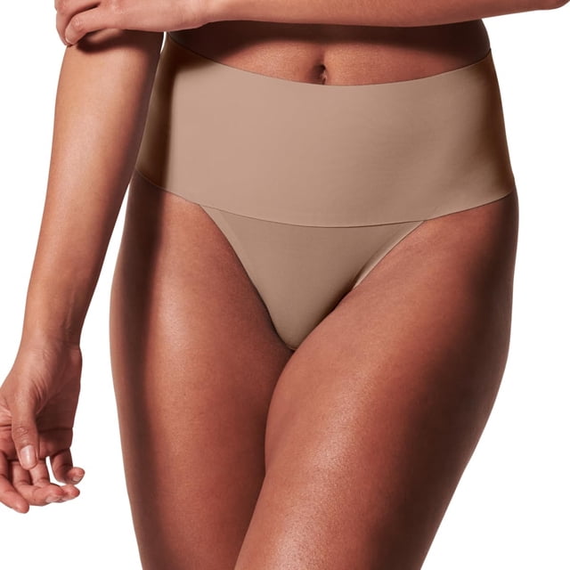 Tanga Shapewear Spanx para mujer, color café au lait S