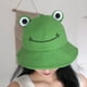 thumbnail image 4 of Sombrero de pescador de ala ancha con forma de rana, de 56 a 58 cm de circunferencia, informal, protector solar, 4 of 5