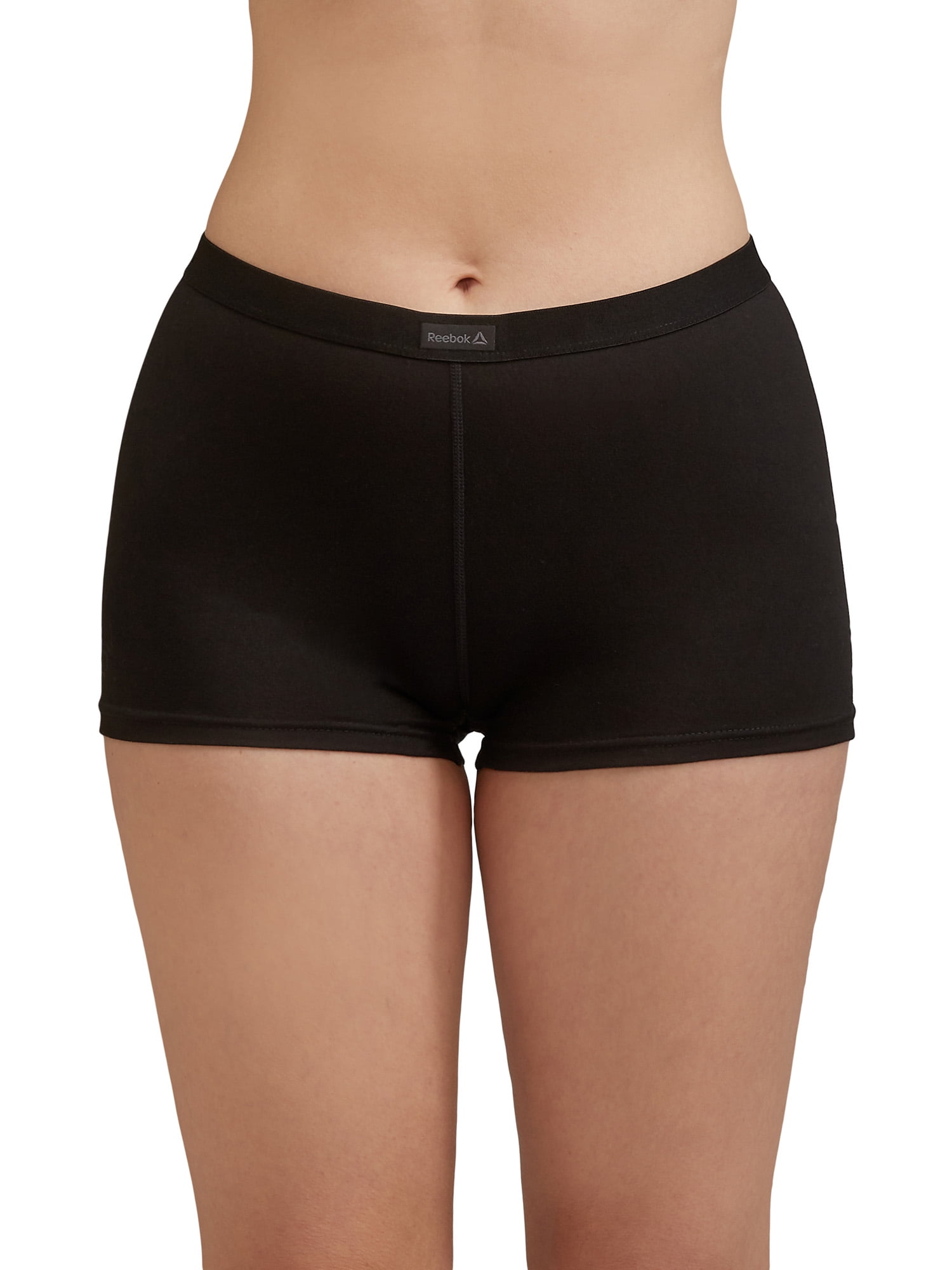 Reebok Women's Sport Soft Boyshort Panties, 4-Pack Sizes S-2XL
