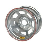 Bassett 57RH3S 15X7 DOT D-Hole 4x100 mm 3 In Bckspc Silver Wheel