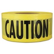 Empire "Caution" Barricade Tape, 3" x 1,000 ft., Yellow/Black -EML711001