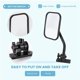 thumbnail image 5 of Doors Off Mirrors For Tj, Jk, Lj Quick Release Side Mirrors Black 2Pack, 5 of 5