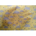thumbnail image 4 of oneOone Cotton Silk Fabric Raindrop & Clouds Nature Print Fabric BTY 42 Inch Wide, 4 of 4