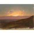 thumbnail image 2 of Frederic Edwin Church 14x12 Gold Ornate Wood Frame and Double Matted Museum Art Print Titled - Looking Across the Hudson Valley (1867&nbsp;), 2 of 4