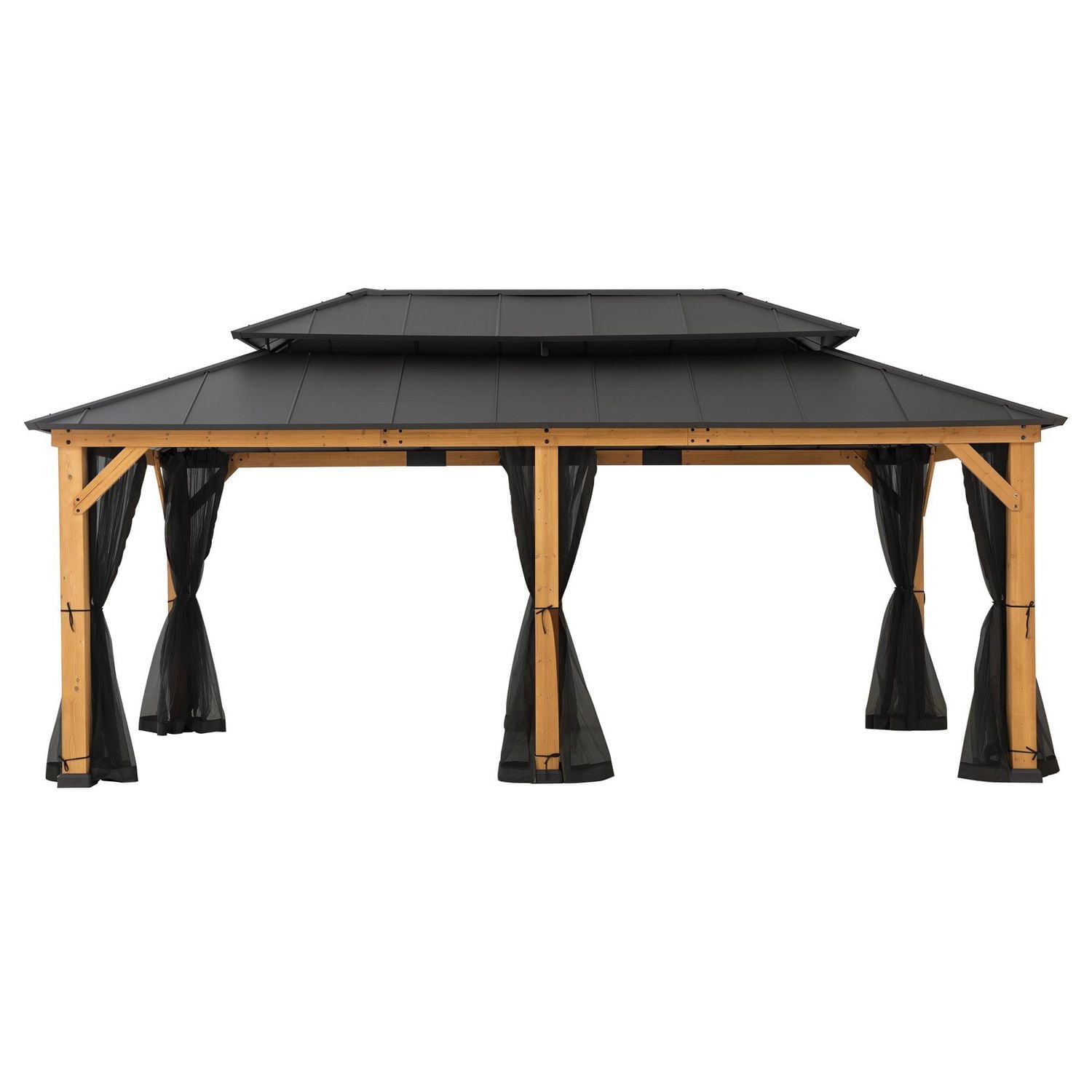 Sunjoy Mosquito Netting for 12 ft. ×20 ft. Gazebos