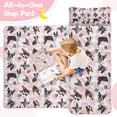 thumbnail image 4 of Cute Boston Terrier Dog and Pink Love Heart Toddler Nap Mats for Kids Preschool,Sleeping Mat Bag or Kids,Toddler Sleeping Bag,Toddler Nap Mat or Daycare, 4 of 6