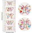 thumbnail image 6 of Butterfly Rhinestone Stickers Gem Self Adhesive Stickers Butterfly Diamond Stickers Butterfly Crystal Gems Sticker for DIY Craft, Cell Phones, Books, Cups, Photo Album Decorations, 6 of 7