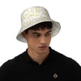 thumbnail image 4 of Xecao Easter Rabbit Print Men and Women Night Reflective Hat Runner Cap Visor Bucket Hat Boonie Cap, 4 of 6