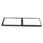 4 Way Mirror, Exquisite 360 Degree Plastic Frame Portable Folding Mirror For Home For Self Hair Cutting
