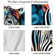 thumbnail image 4 of luoweisi Men's Beach Shorts Quick Dry Swim Trunks with Mesh Lining Zebra L, 4 of 5