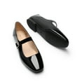 thumbnail image 3 of DREAM PAIRS Women's Mary Jane Flats Square Toe Comfortable Casual Slip On Dress Shoes Ballet Flats with Buckle Strap, 3 of 4