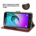 thumbnail image 3 of Mobile Phone Cover for Samsung J3 2016, Cover Premium Pu Leather Tpu Flip Case Magnetic Closure Card Compartment Stand Function Wallet with Lanyard Protective Cover, 3 of 6