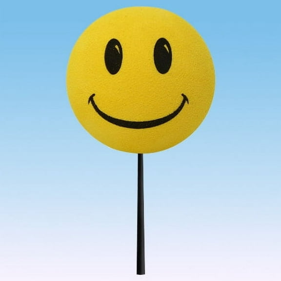 HappyBalls The Original Yellow Happy Smiley Face Car, Truck, SUV, Antenna Ball Auto Accessory