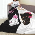 thumbnail image 4 of Hello Kitty Blanket Lightweight Throw Blanket Flannel Fleece Microfiber Plush Cute Cartoon Bed Blanket Super Soft Blanket for All Season 3D Print Design 80"x60", 4 of 8
