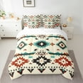 thumbnail image 3 of Manfei Tribal Boho Aztec Bedding Comforter Set 7pcs for Adult, Hippie Abstract King Bedding Sets, Soutnwestern Theme Reversible Bed Sheets, Microfiber Bedroom Decor, 3 of 8