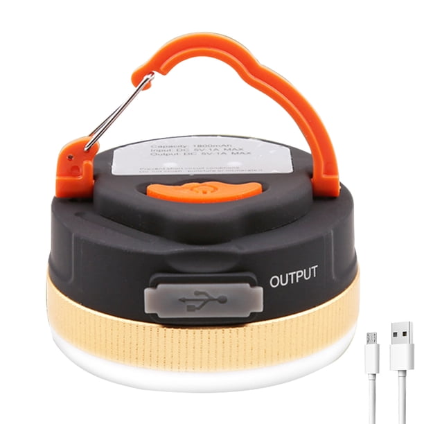 Lámpara de camping LED Luz de camping ligera IPX4 con gancho para trabajo de reparación de automóviles