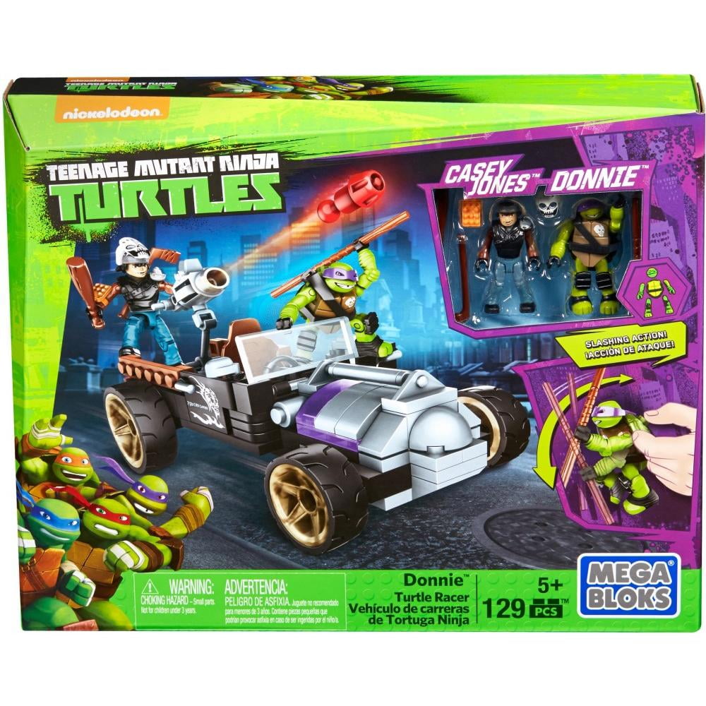 Mega Bloks Teenage Mutant Ninja Turtles Donnie Turtle Racer Walmart