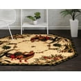 thumbnail image 3 of Rugs.com Pastoral Collection Rug – 5 Ft Octagon Cream Medium Rug Perfect For Living Rooms, Kitchens, Entryways, 3 of 9