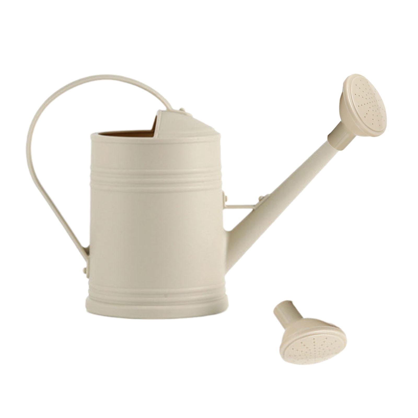 Colaxi Watering Can Plants Sprinkler Equipment with Spout Sprinkling Can Gardening Tool for Indoor Plants Decoration Patio Yard Vase Beige