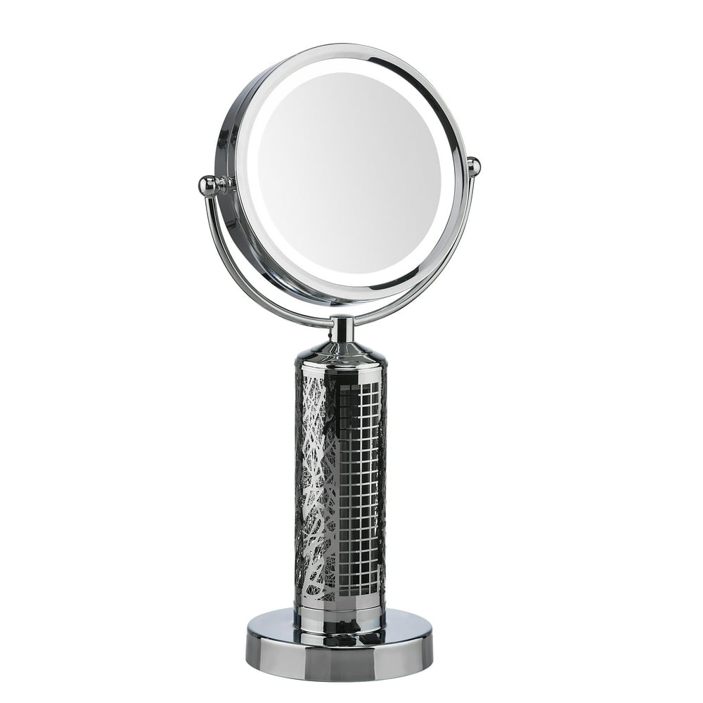 Fanity TwoSided Magnifying Lighted Makeup Mirror Vanity Mirror with