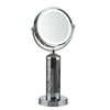 Fanity 10x LED Illuminated Vanity Mirror and Elegant Tower Fan