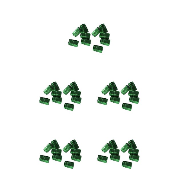 Speravity 10 Uds tapas de válvula de neumático de coche accesorio de reemplazo profesional accesorios de rueda de coche componente de neumático cubierta Verde 5piezas Speravity CBP235719