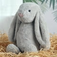 thumbnail image 1 of Juguetes de peluche de conejito de Pascua de 9,8 pulgadas, color verde salvia, peludos y holgados, animales de peluche de conejito de color sólido, peluches de eucalipto difusos para decoración, 1 of 8
