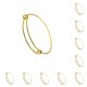 thumbnail image 3 of Minnieouse extensible extensible Estilo simple Joyería de moda Adorno corporal Regalos perfectos románticos Buenos accesorios prueba de oro 10piezas, 3 of 6