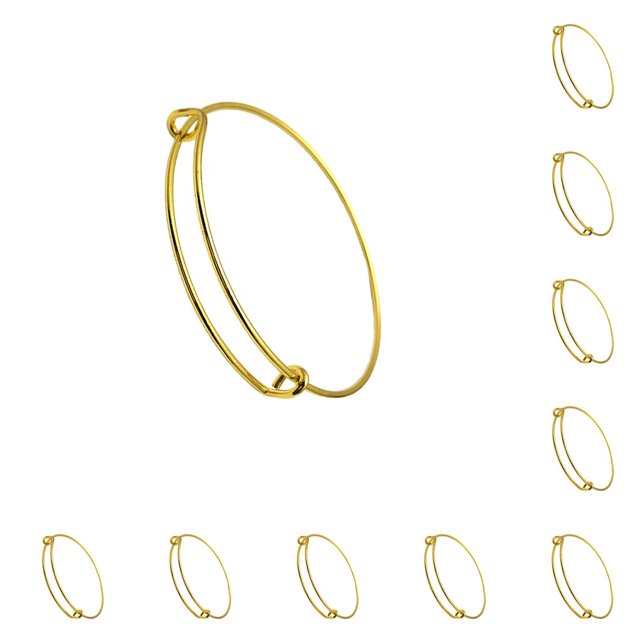 Qarigey extensible extensible Estilo simple Joyería de moda Adorno corporal Regalos perfectos románticos Buenos accesorios prueba de oro 10piezas