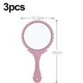 thumbnail image 2 of R Pattern Square Mirror Round Mirror Portable Handle Mirror, 2 of 4