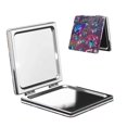 thumbnail image 1 of Pofeuu Stitch for Portable Pocket Makeup Mirror PU Cover Compact Travel Mirror with Normal and Magnifying Double Sided Glass-Round Shape-Square, 1 of 9