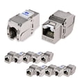thumbnail image 1 of Cable Matters UL Listed 10Gbps Lot de 12 RJ45 Blindé Cat6A / Cat6 Keystone Jack avec Obturateur Intégré, 1 of 7