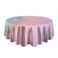 thumbnail image 5 of Dreamy Pastel Sky Round Tablecloth 60"x60",Wrinkle Wipeable Table Cloth for Kitchen Dining Room Picnic Patio Party, 5 of 6