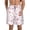 Retro Floral, variant on Snake Skin Men's Beach Shorts, Surfing shorts, Swim trunks, Quick Dry Swim Trunks for Surfing Beach Fun - Small