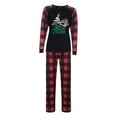 UPPADA Christmas Pajamas For Family 2024 Matching Pjs Set Xmas Tree Red