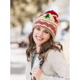 thumbnail image 2 of Winter Warm Children Hat Plush Scarf Gloves Multi Piece Set Thickened Protection For Christmas, 2 of 14