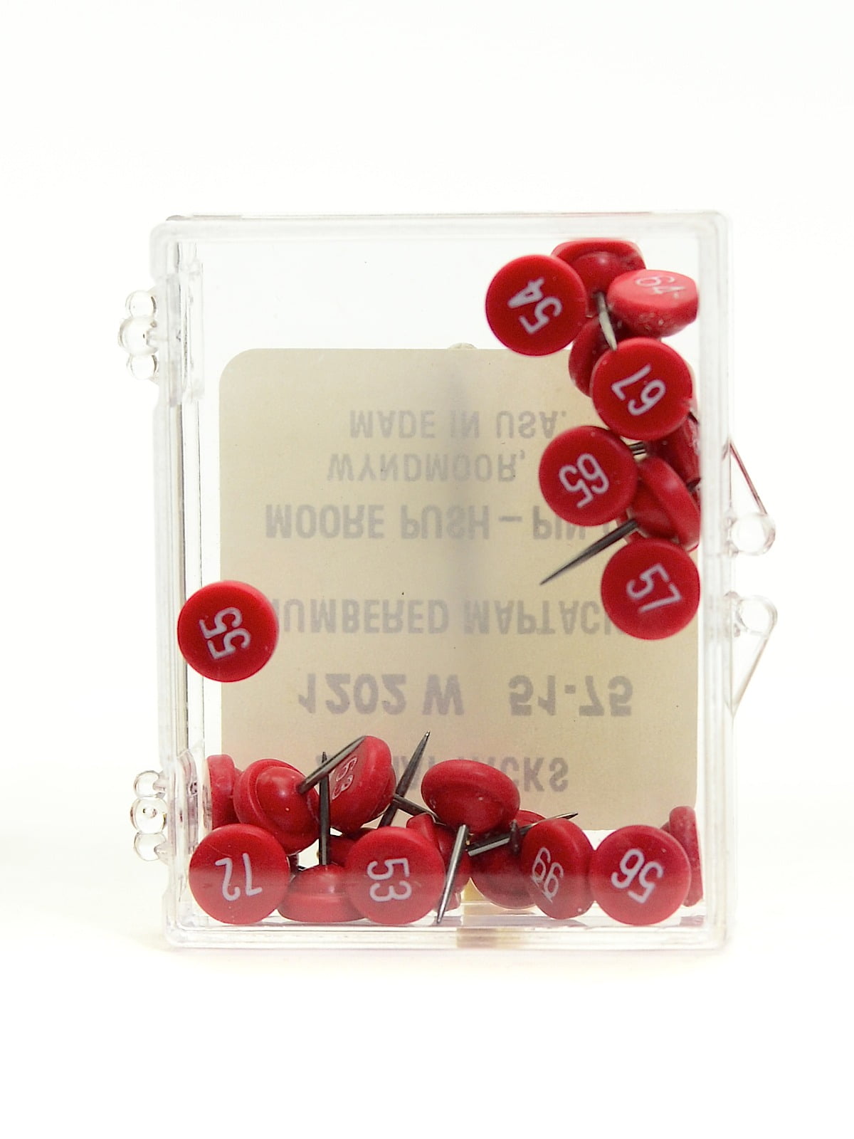 Large Numbered Map Tacks s 5175 (pack of 3)