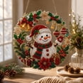 thumbnail image 4 of 2026 Christmas Home Party Decoration Acrylic Christmas Art Hanging Ornament Suitable For Windows Doors Or Walls A Festive Decorative For The Home Entryway Christmas Celebration Party Supplies, 4 of 5