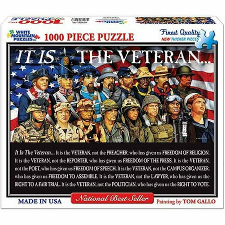 White Mountain Puzzles Jigsaw Puzzle, 1000pc, 24