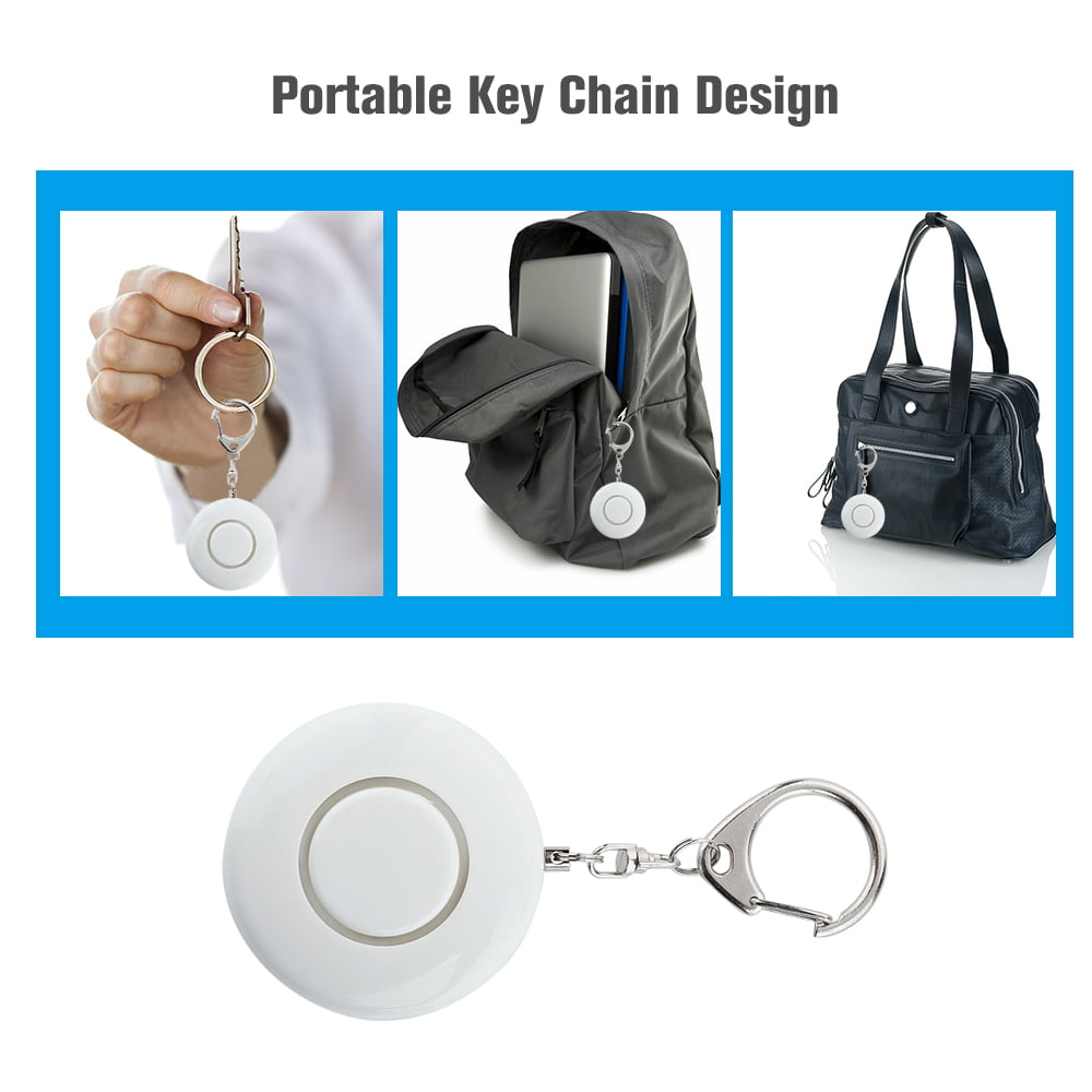 Emergency Key Chain Keyring Luggage Tag Zipper Pull Bag SOS Key Ring 