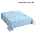 thumbnail image 3 of Yardvibe Cooling Comforter Twin Size, Floral Print Breathable Summer Comforter for Hot Sleepers & Night Sweats, Silky Smooth Cooling Blanket, Blue (E), 3 of 7