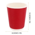 thumbnail image 4 of 50 Pcs Gobelets à Café Jetables Gobelets à Lait Chaud Gobelets à Café à Emporter Gobelets Pratiques Gobelets à Lait, 4 of 8