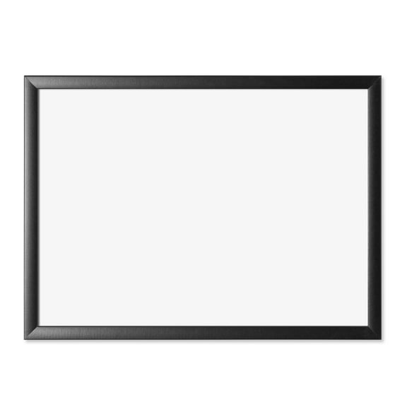U Brands Magnetic Dry-Erase Board, 24 X 18 Inches, Black MDF Frame (307U00-01)