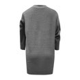 thumbnail image 3 of DuoJiaJ Women Sweaters Cardigan Open Front Long Sleeve Ribbed Knit Jackets Fall Fashion Cozy Sweater Gray XXL, 3 of 4