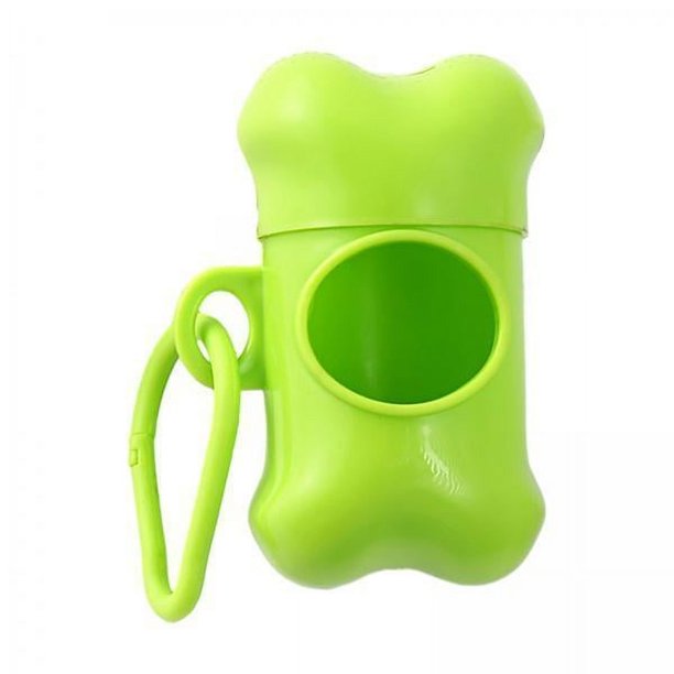5x bonito soporte para bolsa para excrementos de perro con correa, dispensador de Bolsa para excrementos de perro para bolsas de excrementos de perro 4 piezas