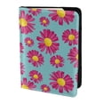 thumbnail image 2 of Pofeuu Daisies Flowers Print Travel Document Organizer Passport Holder Men Women for Family (6.5 in x 4.5 in),Wallet Holder Credit Card Clutch Bag Case, 2 of 5