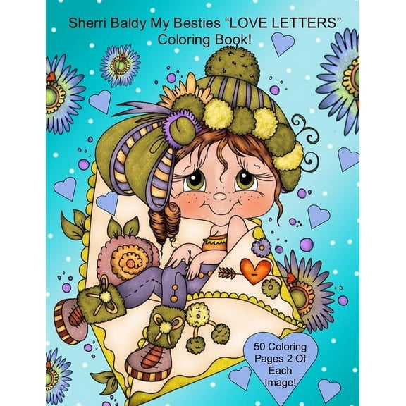 Sherri Baldy My Besties Love Letters Coloring Book, (Paperback)